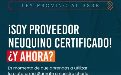 11/2 – Funcionalidades de la plataforma Ley Provincial 3338