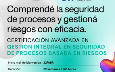 22/4 – Certificación Avanzada en Gestión Integral en Seguridad de Procesos Basada en Riesgos